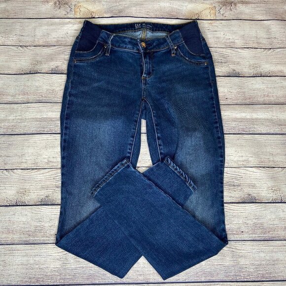 Gap Maternity Soft Skinny Dark Wash Jeans Size 26 - Picture 1 of 7